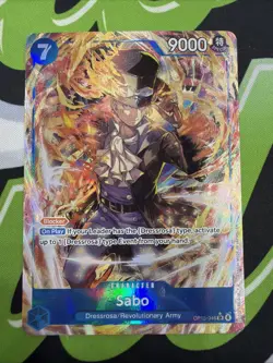 Sabo OP15-046 Alternate Art SR One Piece Card Game English NM - Image 1