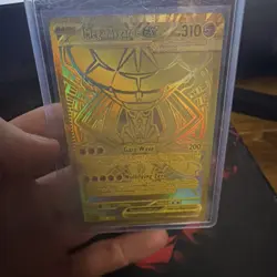 Mega Zygarde EX Full Art Gold Foil Pokemon Card 310 HP - English - Image 1