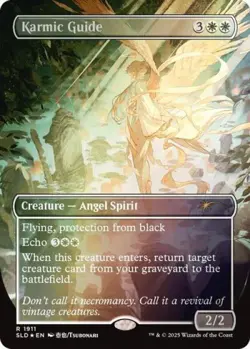 Karmic Guide (1911) (Rainbow Foil) -Foil Near Mint MTG Secret Lair - Image 1