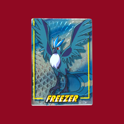 ARTICUNO (FREEZER)--JAPANESE MEIJI EMBOSSED PROMO FOIL POKEMON CARD - Image 1