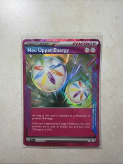 Neo Upper Energy Temporal Forces #162/162 Holo 2024 Pokemon Trading Card - Image 1