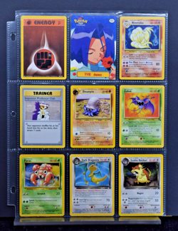 Pokemon Card Vintage Binder Find Lot of 9 Cards 1999 2002 2006 - Image 1