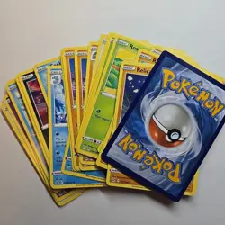 20 Randomized Pokemon Card Bulk Lot No Holo & No Rev Holos All Mixed - Image 1
