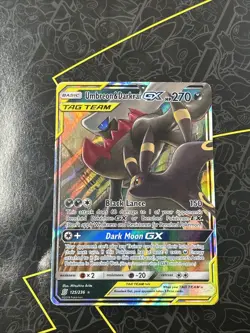 Pokemon TCG Umbreon and Darkrai GX Tag Team Card 125/236 - Image 1