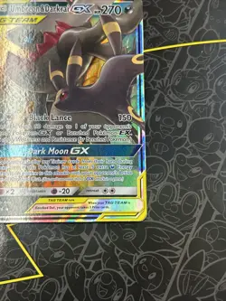 Pokemon TCG Umbreon and Darkrai GX Tag Team Card 125/236 - Image 5