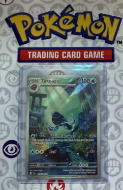 Pokemon TCG Tirtouga 106/086 SV Black Bolt Holo Illustration Rare 100 HP Card - Image 1