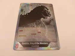 GODZILLA CARD GAME GODZILLA KING OF THE MONSTERS FOIL EBP01-075 SR NM SUPER RARE - Image 1