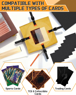313 Pcs Trading Card Cleaning Kit, Card Grading Flattening Kit for TCG Collector - Image 2