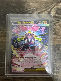 Mega Zygarde ex 120/088 Me03: Perfect Order Holo And Tyrunt ETB Promo Card - Image 1