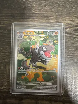 Mega Zygarde ex 120/088 Me03: Perfect Order Holo And Tyrunt ETB Promo Card - Image 3