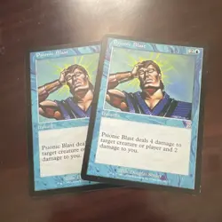 Magic: The Gathering Psionic Blast x2 Instant Blue English - Image 1