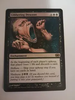 Gibbering Descent LP Magic the Gathering Future Sight MTG - Image 1
