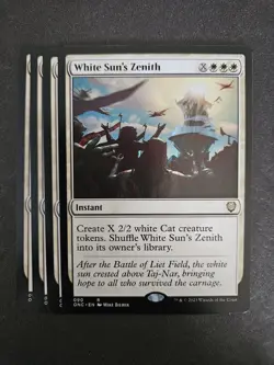 MTG l White Sun's Zenith (x4 Playset) | (NM) Commander: Phyrexia - Image 1
