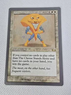 Wizards The Cheese Stands Alone Unglued Enchantment White Randy Elliott 2/94 - Image 1