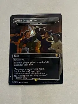 MTG SURGE FOIL Green Dragon Inn/Homward Path Commander: Lord of the Rings - Image 1