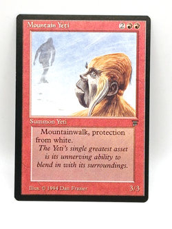 MTG Legends Mountain Yeti NM - Image 1