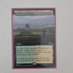 Windswept Heath (Extended Art) Modern Horizons 3 Rare Land Regular 466 English - Image 1