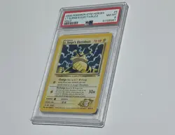 🔥 PSA 8 Lt Surge's Electabuzz Gym Heroes 6/132 English Holo Rare Vintage - Image 4