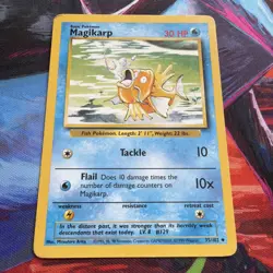 Pokemon TCG Magikarp Base Set 35/102 Regular LP. - Image 1