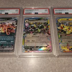 pokemon graded card lot psa 9 Charzard, Umbreon, Pikachu - Image 2