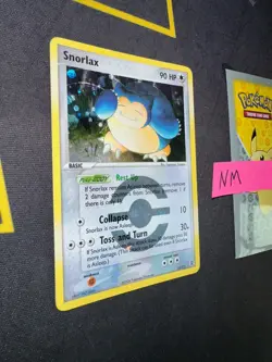 Pokemon Card Snorlax EX Fire Red & Leaf Green Reverse Holo 15/112 187 💎NM💎 - Image 2