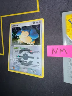 Pokemon Card Snorlax EX Fire Red & Leaf Green Reverse Holo 15/112 187 💎NM💎 - Image 3