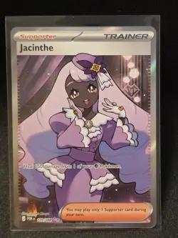 Pokemon TCG Jacinthe 110/088 Full Art Trainer – Perfect Order – Mint - Image 1