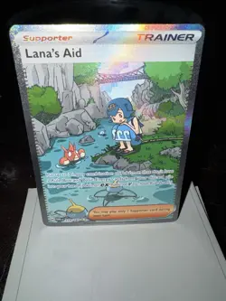 Pokemon Lana's Aid Sv06 Twilight Masquerade 219/167 Holo Special Illustration R… - Image 1