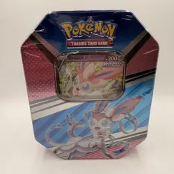 V Heroes Tin - Sylveon V - 4 Packs - Pokemon Sword & Shield - Pokemon TCG - Image 1