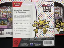 Lot of 3 Pokemon Scarlet & Violet 151 ALAKAZAM EX Collection Box - NEW - Image 2