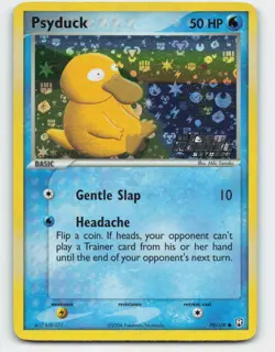 2004 Pokemon, Team Rocket Returns, #70/109 Psyduck, Reverse Holo Common - Image 1
