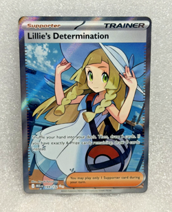 Lillie's Determination 169/132 Me01: Mega Evolution Holo NM Foil Pokemon TCG - Image 1