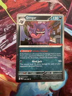 Pokemon Gengar GameStop Promo Holo Rare 050/088 Stage 2 130 HP 10+ Masako Tomii - Image 1