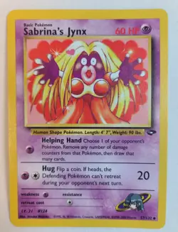 Pokemon TCG Sabrina's Jynx Gym Challenge 57/132 Regular Uncommon NM - Image 1