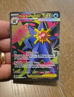 English Pokemon Perfect Order Mega Starmie Ex Full Art (102/088) Pack Fresh 🔥 - Image 1