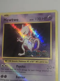 Pokemon Mewtwo 51/108 XY Evolutions Prerelease Black Star Promo Near Mint Holo - Image 2