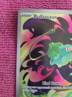 Pokemon TCG Bulbasaur 133/132 Me01: Mega Evolution Illustration Rare NM - Image 5