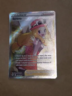 Pokemon Serena 193/195 Silver Tempest Ultra Rare Holo Full Art Trainer Card NM - Image 1