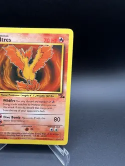 1st Edition Moltres 27/62 Fossil Set Non Holo LP/MP Vintage WOTC Pokemon - Image 2