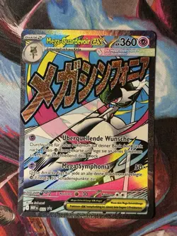Pokemon Karte Mega-Guardevoir ex MEP 032 Promo Erhabene Helden TCG DE - Image 1
