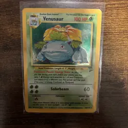 Venusaur 18/130 Base Set 2 Holo Pokemon TCG WOTC Vintage Rare HP - Image 1