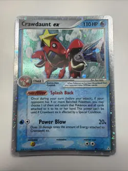 Crawdaunt ex 99/110 LP - Pokemon Holon Phantoms Ultra Rare - Image 1