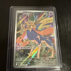 Pokemon TCG - Zacian 100/094 Illustration Rare - Phantasmal Flames - NM! - Image 1