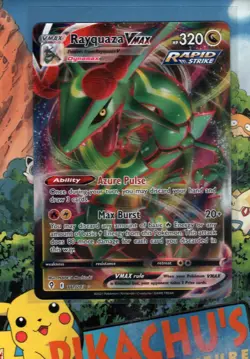 Pokemon TCG Rayquaza VMAX 111/203 SWSH07: Evolving Skies Holo Ultra Rare NM/M - Image 1