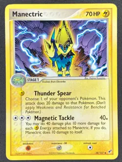 Pokemon Manectric 38/107 DX EX Deoxys LP - Image 1