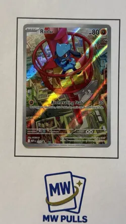 Pokemon Riolu 010 Me: Mega Evolution Promo Full Art Holo TCG - Image 1