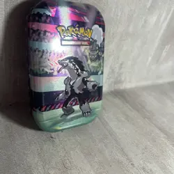 Pokemon Mini Tin Empty No Packs Galarian Obstagoon Stadium Free Ship L3 - Image 3