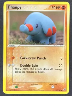 Pokemon Phanpy 69/107 DX EX Deoxys LP - Image 1