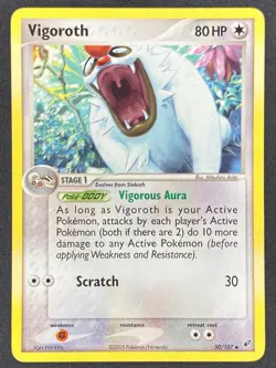 Pokemon Vigoroth 50/107 DX EX Deoxys LP - Image 1