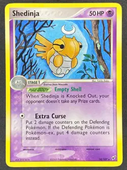 Pokemon Shedinja Non Holo 14/107 DX EX Deoxys LP - Image 1